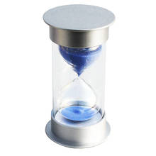 Blue Hourglass Sand Timer Clock for Home Office Kitchen Games 10Sec./4 Mins 2024 - buy cheap