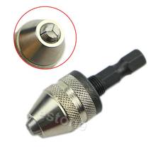 New 6mm 1/4" Keyless Drill Bit Chuck Hex Shank Quick Change Adapter Converter 2024 - buy cheap