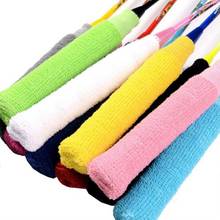 Cobertura para cabo de raquete de badminton, elástica antiderrapante lavável, toalha de absorção de suor para pesca de tênis 2024 - compre barato