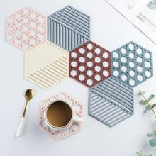 Silicone Coasters Tableware Anti-hot Placemat Insulation Cup Mat Pad Heat-insulated Bowl Placemat Dining Table Decorations 2024 - buy cheap