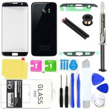 Outer Front Glass Screen Digitizer Assembly Replacement Kit for Samsung Galaxy S7 Edge Outer Screen Replacement UV Glue Kit 2024 - compre barato