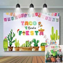 Mexico Fiesta Backdrop Taco Bout Fiesta Baby Shower Birthday Party Photography Background Mexican Dress-up Party Supplies Banner 2024 - buy cheap