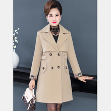 2019 spring and autumn new arrival women's fashion double-breasted long coat tide 2024 - buy cheap