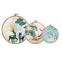 1PC 10cm 13cm 16cm Embroidery Cross-Stitch Wooden Frame Hoop Circle Embroidery Shed DIY Hand Craft Sewing Needwork Tool 2024 - buy cheap