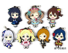 The idolm ster cinderella MILLION LIVE Original Japanese anime figure rubber Silicone mobile phone charms/key chain/strap 2024 - buy cheap