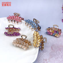 AINAMEISI New Arrived Women Resin Hair Crab Claws Clips Rhinestone Korean Hair Accessories Girls Fashion Hair Jewelry 6 Colors 2024 - buy cheap