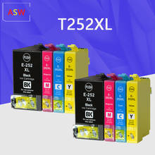 8PK 252xl Compatible ink cartridge for T252 T252XL T2521 For epson WorkForce WF-3620 WF-3640 WF-7610 WF7620 7110 3620 3640 7620 2024 - buy cheap