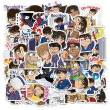 10/50pcs Detective Conan Japanese anime Stickers For Furniture Wall Desk DIY Chair Toy Car Trunk Computer TV Guitar Motorcycle 2024 - buy cheap