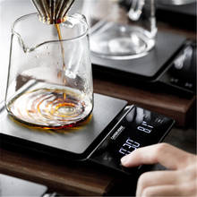 CAFEDE KONA Coffee Scale 3KG/0.1g Electroni Scale with Timer Drip Coffee Scale LED Display Waterproof Household Kitchen Scale 2024 - buy cheap