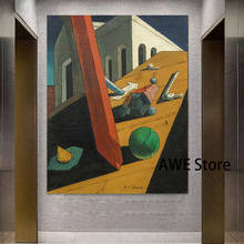 Famoso giorgio de chirico o gênio do mal de um rei pintura para sala de estar decoração casa pintura a óleo sobre tela parede 2024 - compre barato