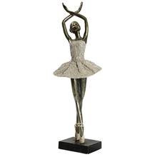 Modern Abstract Ballerina Girl Sculpture Beauty Ballet Dancer Figurine Ornaments Office Home Bar Decoration Art Resin Craft Gift 2024 - buy cheap