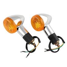 2Pcs Bullet Motorcycle Front Rear Turn Signal Light Indicators Blinkers Amber 2024 - buy cheap