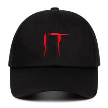 Бейсболка Stephen King's It, 100% хлопок, кепка клоуна, папа, альбом, Snapback, бейсболки с вышивкой для мужчин и женщин 2024 - купить недорого