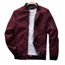Quality Men's Bomber Zipper Jacket Male Casual Streetwear Hip Hop Slim Fit Pilot Coat Spring New Men Clothing Plus Size 4XL 2024 - buy cheap
