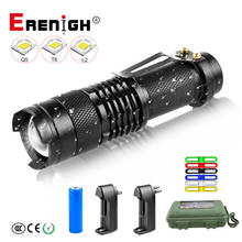 Zoomable 2000LM Q5 LED Flashlight 3 mode 14500 Torch T6 L2 5 Mode Lantern 18650 Adjustable Focus Outdoor Waterproof Flash Light 2024 - buy cheap