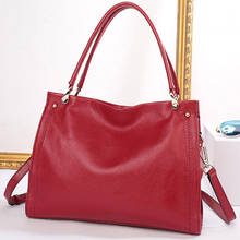 Fashion Big Bag New Genuine Leather Women Bags Luxury Handbags Women Bags Designer Cowhide Leather Shoulder Bag Female Bag 2024 - buy cheap