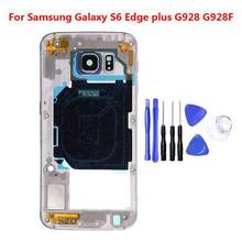 for Samsung Galaxy S6 Edge plus Mid Housing Bezel Middle Frame Assembly+ for Samsung Galaxy S6 Edgeplus Replacement Parts with 2024 - buy cheap