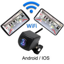 BigBigRoad Беспроводная Автомобильная камера заднего вида WIFI камера заднего вида парковочная камера HD ночное видение для iPhone и Android 2024 - купить недорого