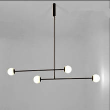 Luminária pendente estilo nórdico, moderna, de ouro, led, para quarto, sala de jantar, cozinha, cabeçote, e27, lâmpada de edison 2024 - compre barato