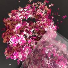 Lantejoulas ultrafinas 3d para arte em unhas, fita rosa/quebra-cabeça/mouse fofo com glitter e lantejoulas para decoração de unhas, gel uv, flocos, pó bzy67 2024 - compre barato