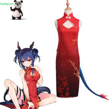 CosplayLove Hot Game Arknights Ch'en Sir Chen New Year Red Cheongsam Cosplay Costume Custom Made For Girls Women 2024 - buy cheap