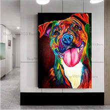 5D Diy Diamond Painting Colourful abstract dog animal Diamond Mosaic diamond embroidery icon paint by numbers cross stitch G2023 2024 - buy cheap