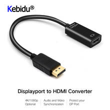 4K DP Displayport Adapter 1080P Display Port Cable Converter For PC Laptop Projector Displayport To HDMI-compatible Adapter 2024 - buy cheap