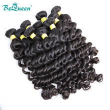 BeQueen Brazilian Natural Wave Human Hair Bundles Deal 100% Raw Virgin Hair Bundles 10Pcs 26 28Inch Human Hair Weave Extensions 2024 - buy cheap