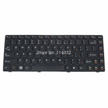 Teclado Inglés para lenovo G480, Z380, G405G, G410, G490, G400, G405, G410, diseño de EE. UU., negro, con Marco, poste de tornillo, 25-0161102 2024 - compra barato