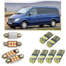 Interior led Car lights For mercedes viano w639 minivan bulbs for cars License Plate Light 18pc 2024 - buy cheap
