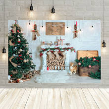Avezano Photography Backgrounds Merry Christmas Luxurious Chic Room Fireplace Toy elk Gifts Interior Backdrops For Photo Studio 2024 - buy cheap