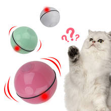 Juguete giratorio automático para gato, perro y gato, Bola de Flash giratoria LED inteligente, bola giratoria interactiva, USB, juguetes eléctricos para mascotas 2024 - compra barato