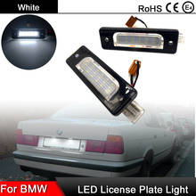 1 par de lâmpadas para placa de identificação, luz branca para bmw série 5-series e34 518i 520i 525i 7-series e32 730i 740i 750i 2024 - compre barato