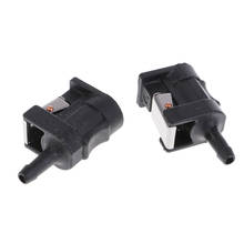 2x6mm conector do tanque de combustível para motor de popa yamaha preto 2024 - compre barato