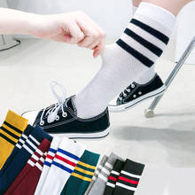 kids knee high socks Spring summer toddler children's cotton long  sock girls boys mesh white school socks baby stripe stockings 2024 - buy cheap