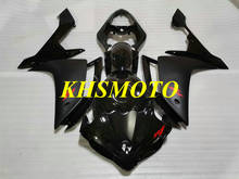 Kit de carenado de molde de inyección de cubierta de tanque completo para YZFR1 07 08 YZF R1 2007 2008 YZF1000 ABS, juego de carenados negros + regalos YS18 2024 - compra barato