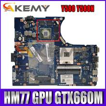 Материнская плата Akemy QIWY4 LA-8002P для ноутбука Lenovo Y580 Y580N PGA989 HM77 GPU GTX660M 2 ГБ 100% тестирование 2024 - купить недорого