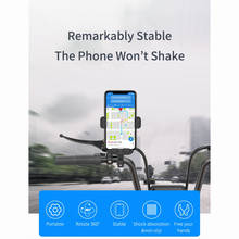 Soporte de teléfono para bicicleta, accesorio Universal giratorio de 360 grados, ABS, antideslizante, ajustable, para manillar de bicicleta 2024 - compra barato