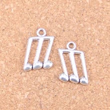 106pcs Charms musical note 18x14mm Antique Pendants,Vintage Tibetan Silver Jewelry,DIY for bracelet necklace 2024 - buy cheap