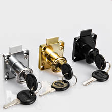 Drawer Locks with 2 Keys Lock Furniture Hardware Door Cabinet Lock for Office Desk Letter Box 3 Colors Cam Locks 2024 - buy cheap