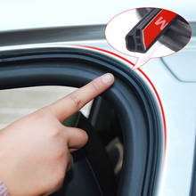 Anti-collision Auto Door Seal Sound Insulation Car Door Sealing Strip Rubber Weatherstrip Edge Trim Noise Insulation автотовары 2024 - купить недорого