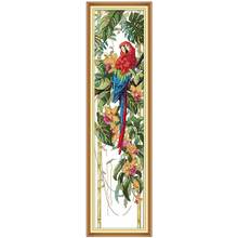 This scarlet macaw painting counted printed on the canvas 11CT 14CT DIY kit Chinese Cross Stitch embroidery needlework Sets 2024 - buy cheap