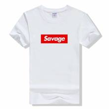 21 selvagem hip hop dos homens t camisa vermelho opps swag rapper selvagem carta impressão caixa logo moda t-shirts gola redonda trasher t topos 2024 - compre barato