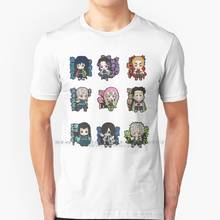 Kimetsu No Yaiba Pillar Stickers T Shirt 100% Pure Cotton Demon Kimetsu No Yaiba Giyu Tomioka Shinobu Kocho Kyojuro Tengen Uzui 2024 - buy cheap