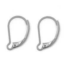 20pcs Stainless Steel French Lever Earring Hooks Wire Settings Base Hoops Earrings For DIY Jewelry Making Supplies Accessories 2024 - buy cheap