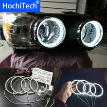 HochiTech Ultra bright SMD white LED angel eyes 2500LM 12V halo ring kit daytime running light DRL for Chevrolet Aveo 2011-2014 2024 - buy cheap