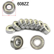 608ZZ Deep Groove Ball Bearing ABEC-5 Skateboard 3D Printer RepRap 8*22*7mm 2 2024 - buy cheap