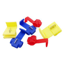 10/20Pcs Wire Cable Quick Splice Terminals Connector Scotch Lock Electrical Cable Connectors AWG 22-18 Red Blue Yellow 2024 - buy cheap