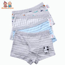 4Pcs/Lot New Boys Panties Cartoon Cotton Boxer Shorts LHTNM424 2024 - buy cheap