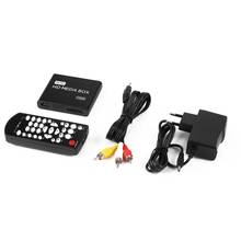 Mini reproductor Multimedia caja de TV Video reproductor Multimedia Full HD 1080P USB quitar apoyo MKV RM-SD USB SDHC MMC HDD-HDMI es la UE nos enchufe 2024 - compra barato